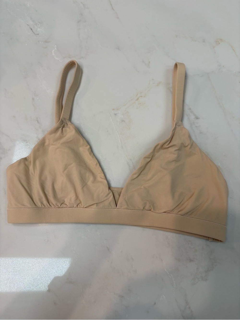 SKIMS Soft Nude Triangle Bralette - Light Beige